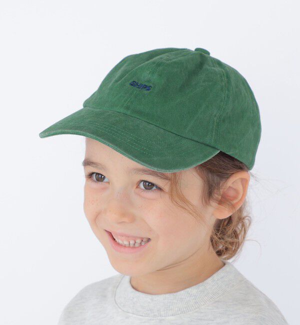 SHIPS KIDS「SHIPS KIDS:ウォッシュ ツイル キャップ」|キャップ・キャスケット|グリーン