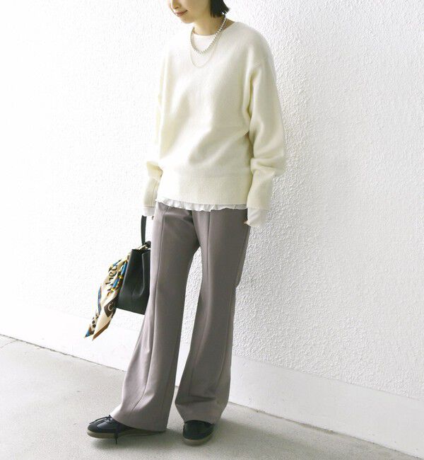 SHIPS for women「〈手洗い可能〉ストレッチ フレア パンツ」|その他|