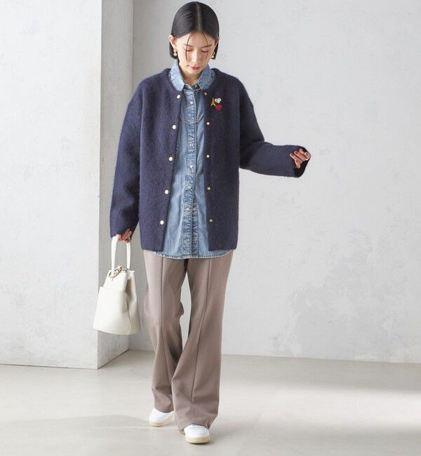 SHIPS for women「〈手洗い可能〉ストレッチ フレア パンツ」|その他|