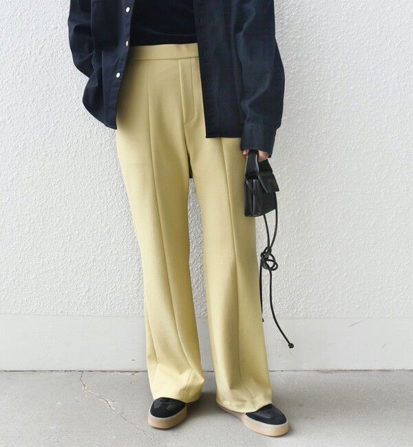 SHIPS for women「〈手洗い可能〉ストレッチ フレア パンツ」|その他|イエロー系