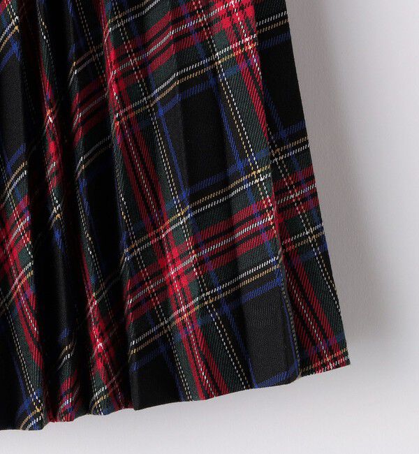 SHIPS KIDS「SHIPS KIDS:110～130cm / チェック プリーツ スカート」|フレア|