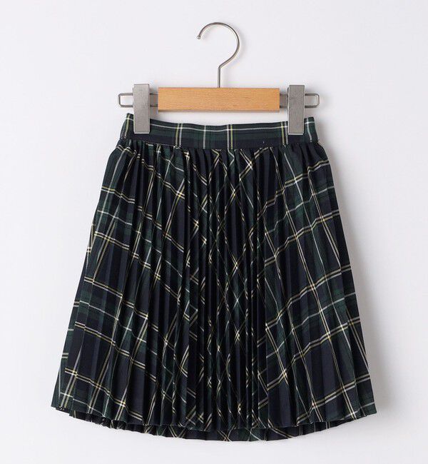 SHIPS KIDS「SHIPS KIDS:110～130cm / チェック プリーツ スカート」|フレア|