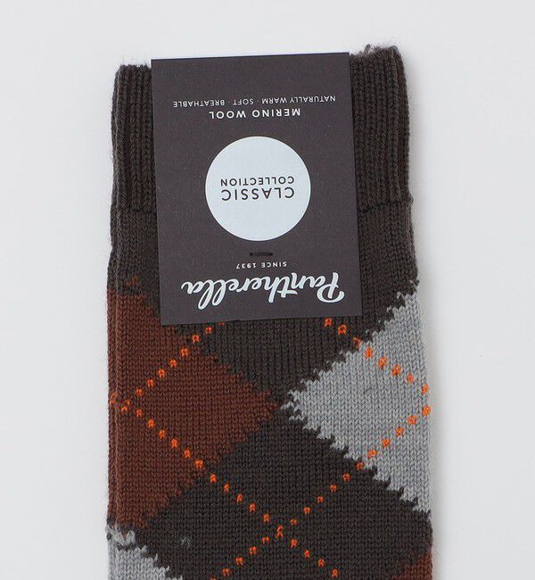 SHIPS「PANTHERELLA: RACTION アーガイルチェック ソックス」|ソックス|