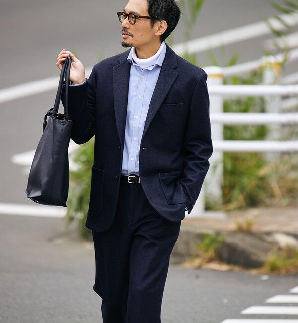 SHIPS「SHIPS: 〈セットアップ対応〉ダウンファブリック 2ボタン ジャケット」|スーツ|