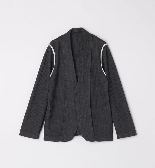SHIPS any「SHIPS any:〈洗濯機可能〉TEXBRID(R) ワッフル ニッティング ジャケット◇」|テーラードジャケット|