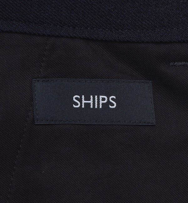 SHIPS「SHIPS:〈手洗い可能〉ウールライク サージ イージー パンツ」|その他|