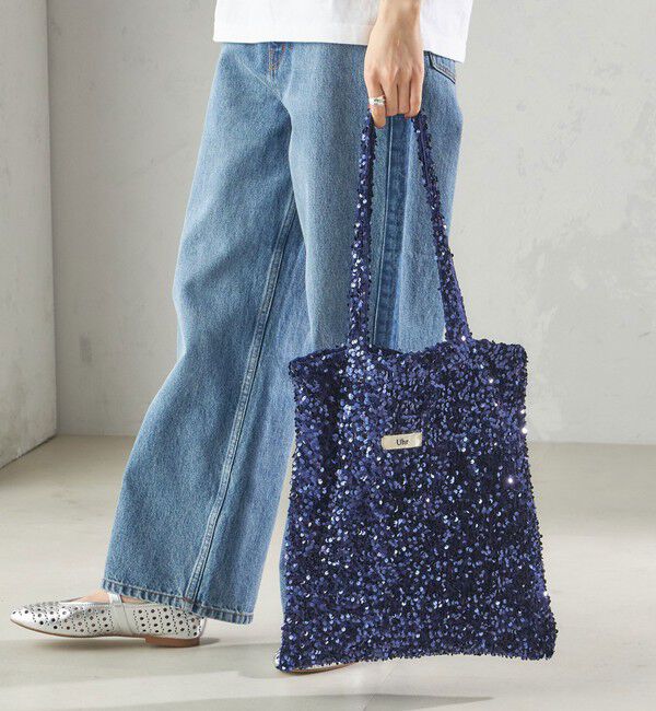 SHIPS for women「【SHIPS別注】Uhr:トート バッグ」|トートバッグ|ネイビー