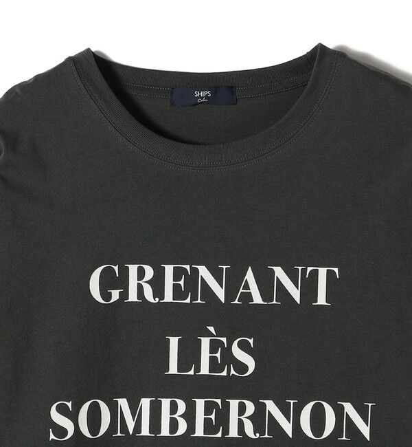 SHIPS Colors 「SHIPS Colors:ロゴ プリント TEE (ロンT)」|Tシャツ・カットソー|