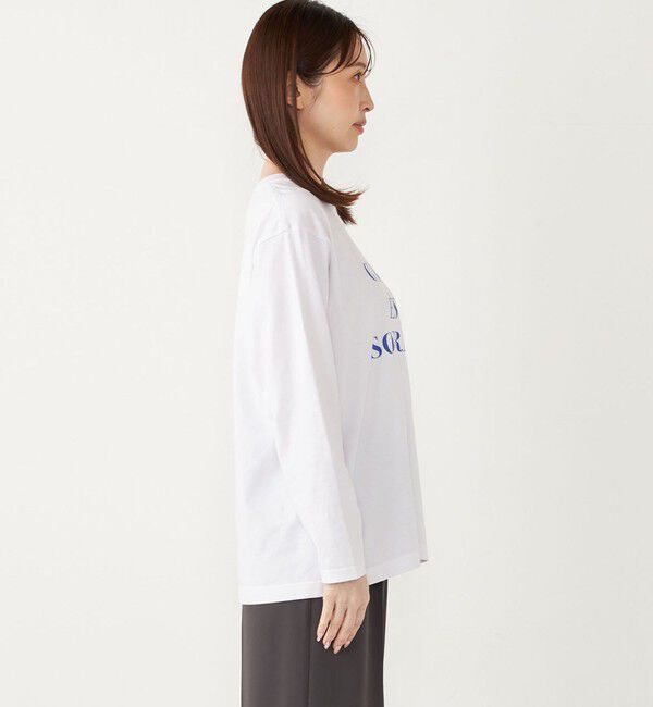 SHIPS Colors 「SHIPS Colors:ロゴ プリント TEE (ロンT)」|Tシャツ・カットソー|