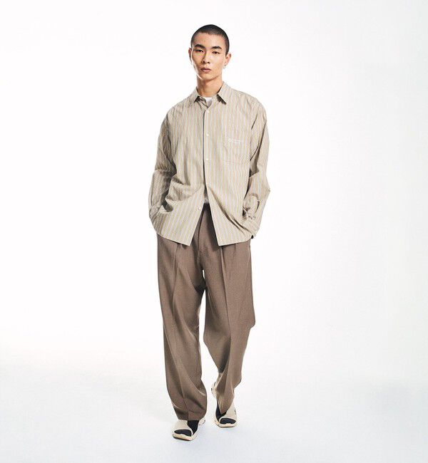 SHIPS「City Ambient Products: レギュラーカラー ブロード オーバー シャツ (長袖)」|シャツ・ブラウス|