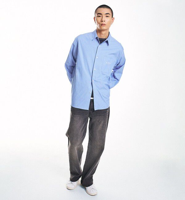 SHIPS「City Ambient Products: レギュラーカラー ブロード オーバー シャツ (長袖)」|シャツ・ブラウス|