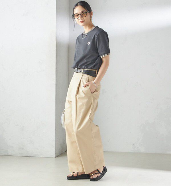 SHIPS for women「FRED PERRY:M1588 TWIN TIPPED TEE」|Tシャツ・カットソー|