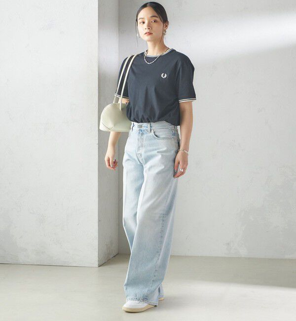 SHIPS for women「FRED PERRY:M1588 TWIN TIPPED TEE」|Tシャツ・カットソー|