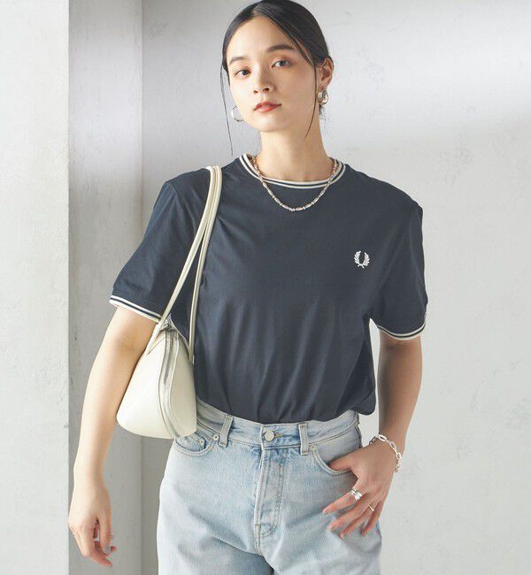 SHIPS for women「FRED PERRY:M1588 TWIN TIPPED TEE」|Tシャツ・カットソー|
