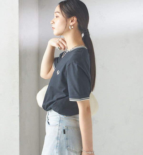 SHIPS for women「FRED PERRY:M1588 TWIN TIPPED TEE」|Tシャツ・カットソー|