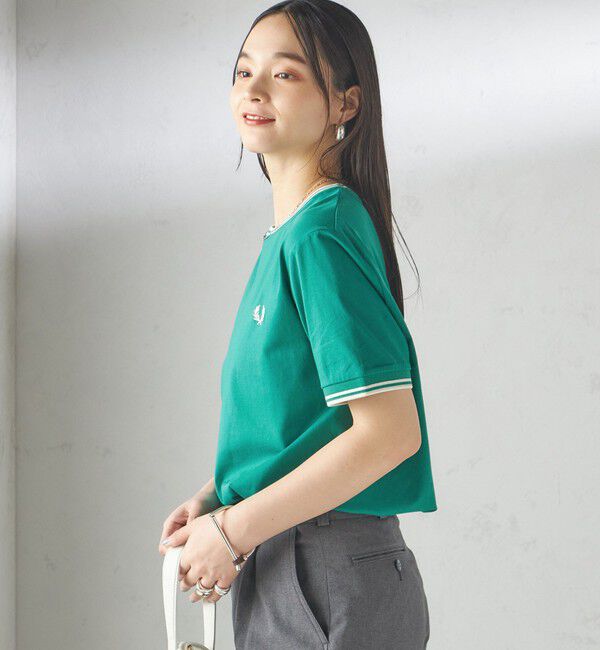 SHIPS for women「FRED PERRY:M1588 TWIN TIPPED TEE」|Tシャツ・カットソー|
