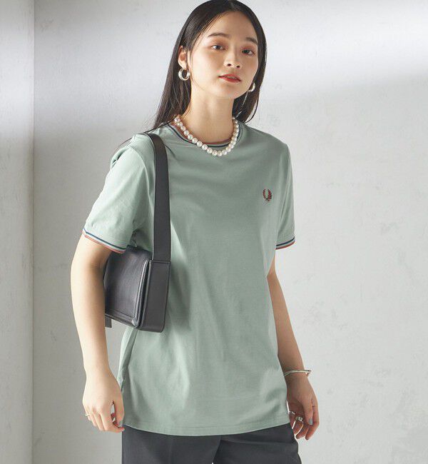 SHIPS for women「FRED PERRY:M1588 TWIN TIPPED TEE」|Tシャツ・カットソー|