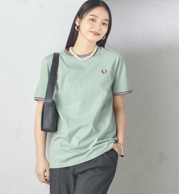 SHIPS for women「FRED PERRY:M1588 TWIN TIPPED TEE」|Tシャツ・カットソー|