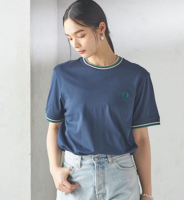 SHIPS for women「FRED PERRY:M1588 TWIN TIPPED TEE」|Tシャツ・カットソー|