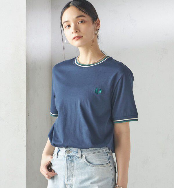 SHIPS for women「FRED PERRY:M1588 TWIN TIPPED TEE」|Tシャツ・カットソー|