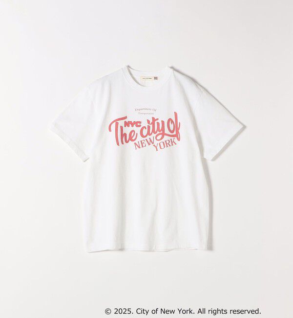 SHIPS any「GOOD ROCK SPEED:〈洗濯機可能〉NYC カラー ロゴ プリント TEE」|Tシャツ・カットソー|