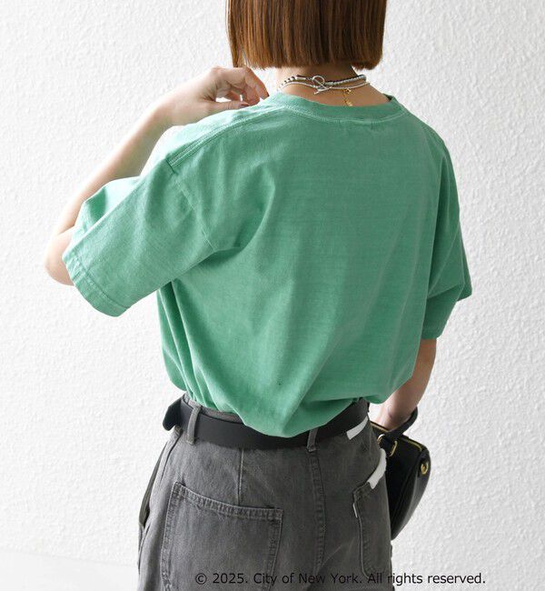 SHIPS any「GOOD ROCK SPEED:〈洗濯機可能〉NYC カラー ロゴ プリント TEE」|Tシャツ・カットソー|