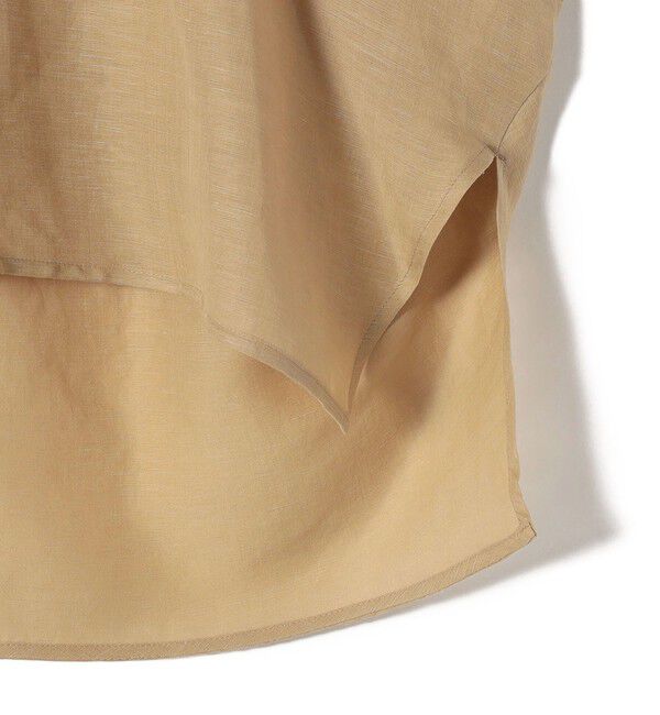 SHIPS for women「【一部WEB限定】〈手洗い可能〉IMPERIAL LINEN スキッパー ブラウス」|シャツ・ブラウス|