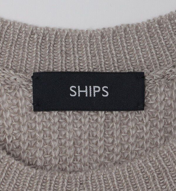 SHIPS「SHIPS: サンフェード リネン ニット ベスト」|ベスト・ジレ|