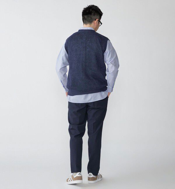 SHIPS「SHIPS: サンフェード リネン ニット ベスト」|ベスト・ジレ|