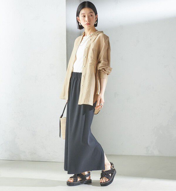 SHIPS for women「【WEB限定】クロス フリル プラット フォーム サンダル」|サンダル|