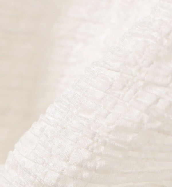 SHIPS any「SHIPS any:〈洗濯機可能〉楊柳 シャーリング ぺプラム ギャザー ブラウス」|シャツ・ブラウス|