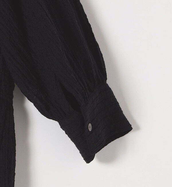 SHIPS any「SHIPS any:〈洗濯機可能〉楊柳 シャーリング ぺプラム ギャザー ブラウス」|シャツ・ブラウス|