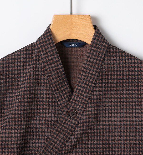 SHIPS KIDS「SHIPS KIDS:90cm /〈吸水速乾/UVカット〉チェック 甚平」|その他|