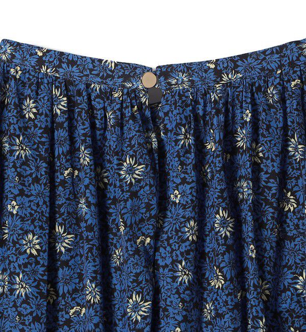 SHIPS for women「〈手洗い可能〉割繊 フラワー プリント ノースリーブ ワンピース」|ワンピース|