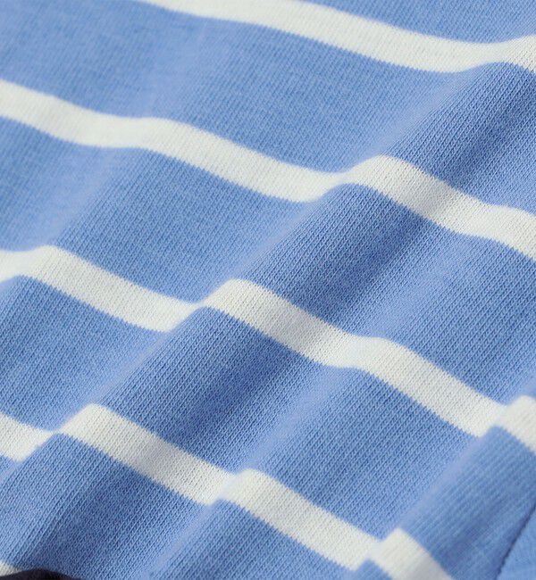 SHIPS any「SHIPS any: ロゴ 刺繍 ボーダー ドッキング ワンピース <KIDS>」|ワンピース|