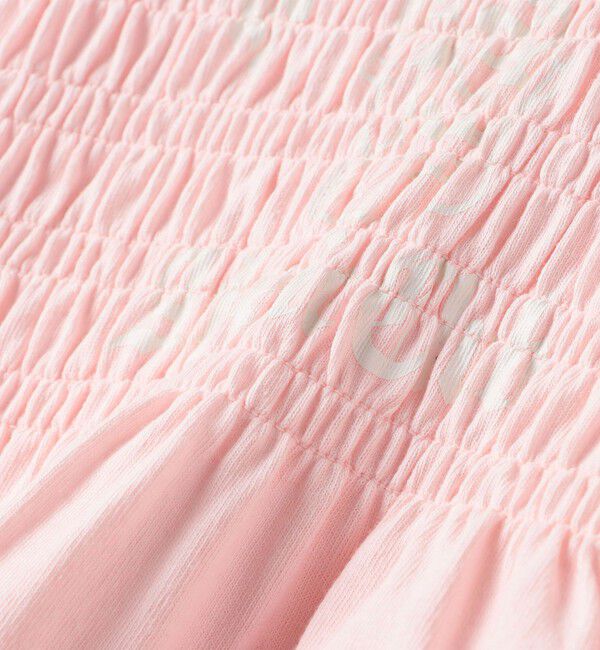 SHIPS KIDS「【SHIPS KIDS別注】RUSSELL ATHLETIC:100～130cm/ ギャザープリント 半袖 TEE」|Tシャツ・カットソー|