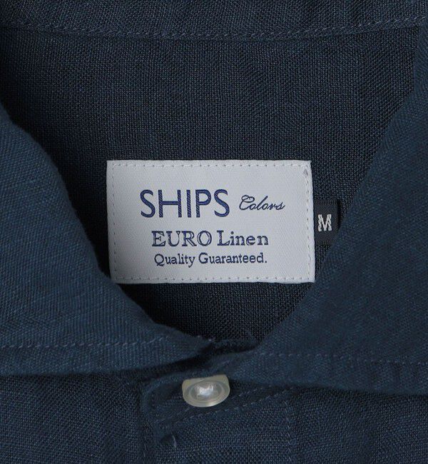 SHIPS Colors 「SHIPS Colors:リネン セミワイド ロングスリーブ シャツ」|シャツ・ブラウス|