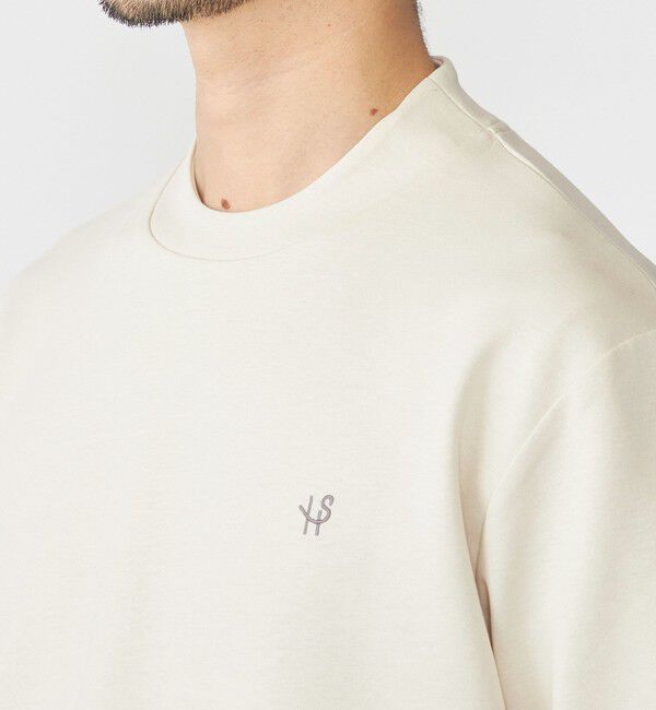 SHIPS「【WEB限定】SHIPS: テレワーク ビズ ワンポイントロゴ ポンチ Tシャツ」|Tシャツ・カットソー|