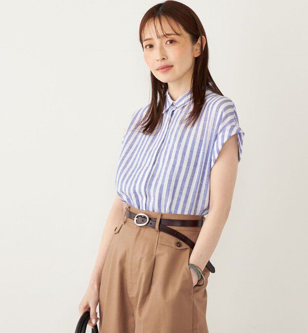SHIPS Colors 「SHIPS Colors:ユーロ リネン (EURO Linen) ヒヨク シャツ◇」|シャツ・ブラウス|