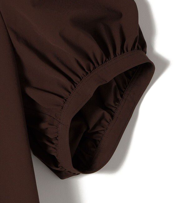 SHIPS for women「〈接触冷感 / 撥水加工〉TEX BRID(R)タフタ ギャザー ワンピース」|ワンピース|