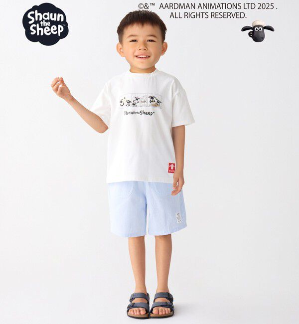 SHIPS Colors 「SHIPS Colors:80～130cm / ひつじのショーン コミックプリント Tシャツ◇」|Tシャツ・カットソー|