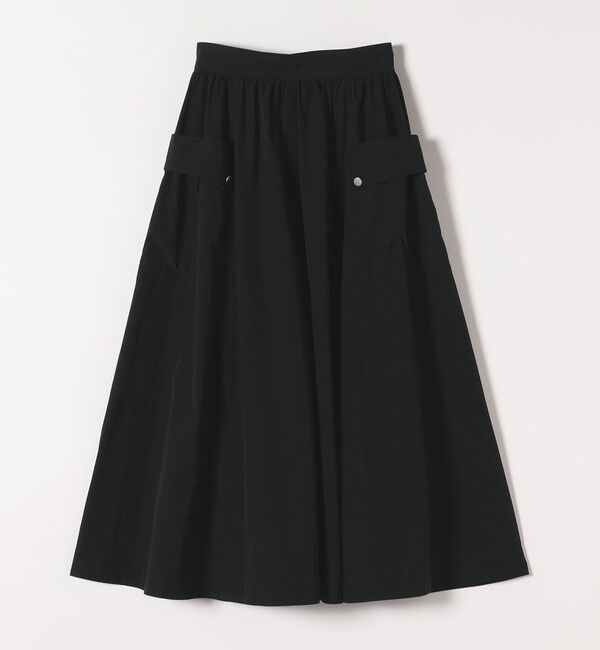 quaranciel「quaranciel:〈洗濯機可能〉タイプライター ギャザー フレア ポケット スカート」|スカート|