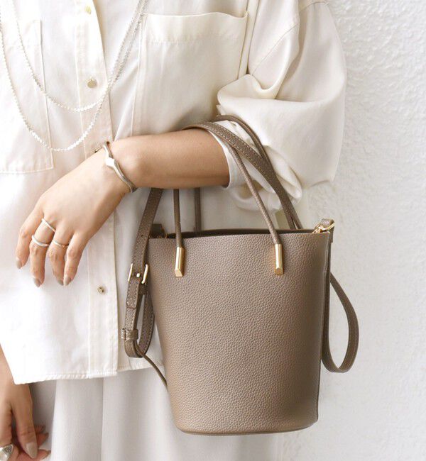 SHIPS for women「【WEB限定】ショルダー 付 バケツ型 トート バッグ」|ショルダー・メッセンジャー|