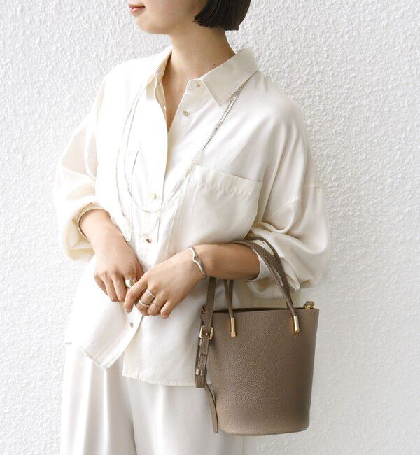 SHIPS for women「【WEB限定】ショルダー 付 バケツ型 トート バッグ」|ショルダー・メッセンジャー|