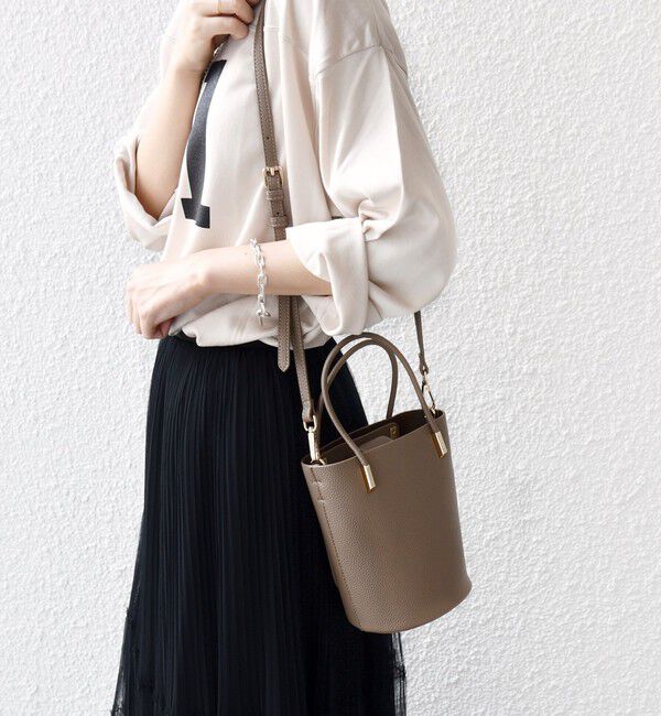 SHIPS for women「【WEB限定】ショルダー 付 バケツ型 トート バッグ」|ショルダー・メッセンジャー|