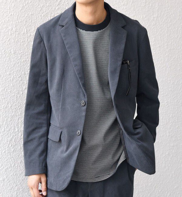 SHIPS any「SHIPS any:〈洗濯機可能〉SOLOTEX(R) コーデュロイ セットアップ ジャケット & イージーパンツ◇」|スーツ|