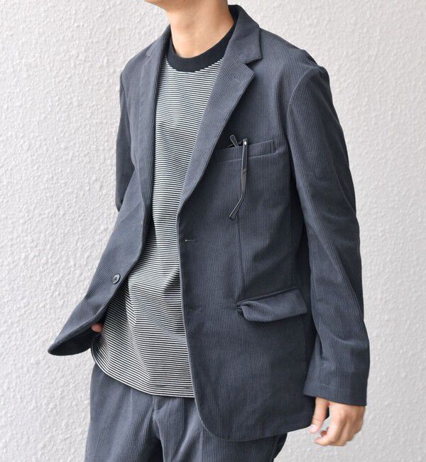 SHIPS any「SHIPS any:〈洗濯機可能〉SOLOTEX(R) コーデュロイ セットアップ ジャケット & イージーパンツ◇」|スーツ|