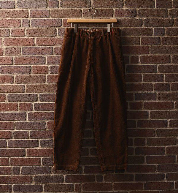 SHIPS「SHIPS: AUTHENTIC コーデュロイ イージー パンツ」|チノ|ブラウン