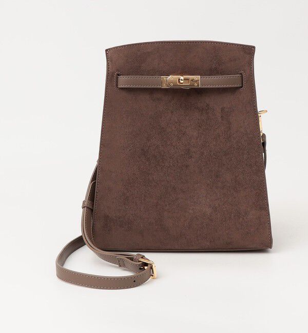 quaranciel「quaranciel: ベルトデザイン スクエア ショルダー バッグ」|ショルダー・メッセンジャー|