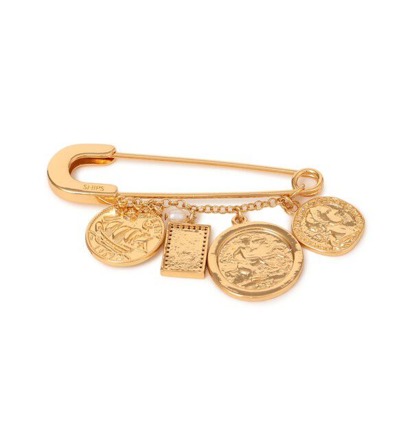 SHIPS for women「コイン キルト ピン」|ブローチ・コサージュ|